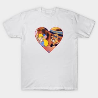 Chip and Gadget in love T-Shirt